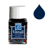Lefranc Bourgeois Vitrail peinture pour verre et porcelaine 465 (50 ml) - bleu profond 405115 - 1
