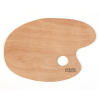Lefranc Bourgeois palette en bois ovale 33 x 22 cm 405136 - 1