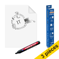 Offre : 3x Legamaster Magic-Chart feuille paperchart 60 x 80 cm