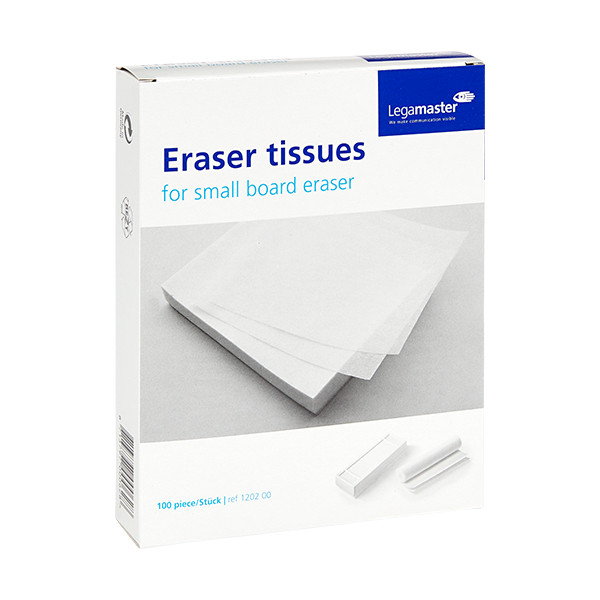 Legamaster Petite recharge pour effaceur magnétique pour tableau blanc (100 pièces) 262097 - 2