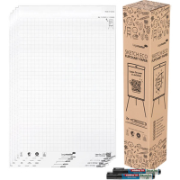 Legamaster bloc de papier quadrillé pour chevalet de conférence 20 feuilles (5 pièces) 297986