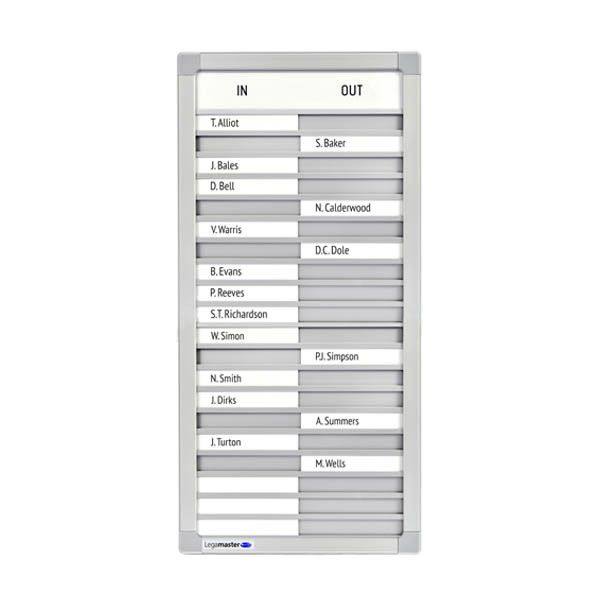 Legamaster tableau de présence (54 x 26 cm) 291417 - 1