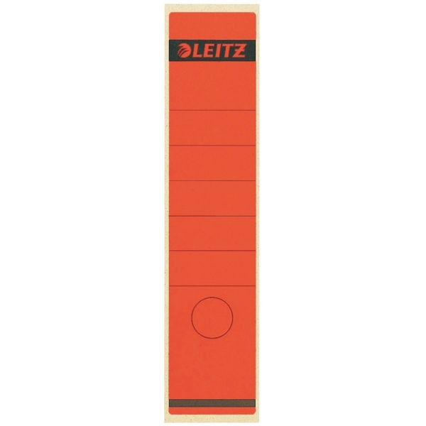 Leitz 1640 étiquettes de dos auto-adhésives larges 61 x 285 mm (10 pièces) - rouge 211032 - 1