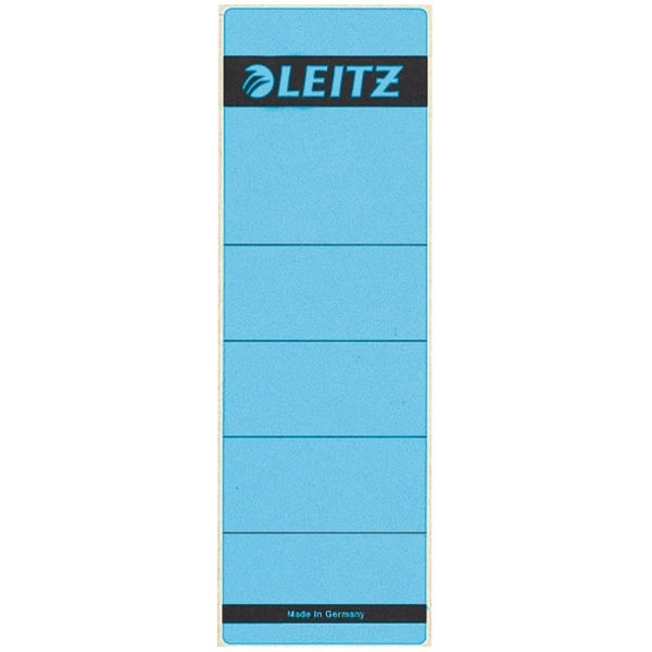 Leitz 1642 étiquettes de dos autocollantes larges 61 x 191 mm (10 pièces) - bleu 211022 - 1
