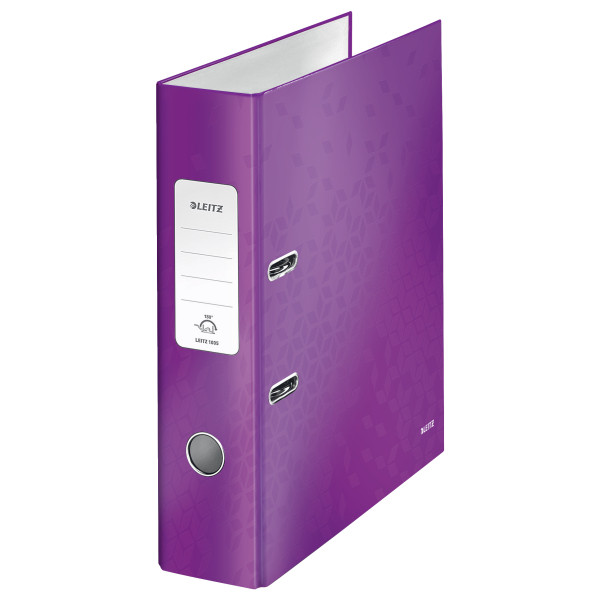 Leitz 180° WOW classeur A4 carton 80 mm - violet 211766 - 1