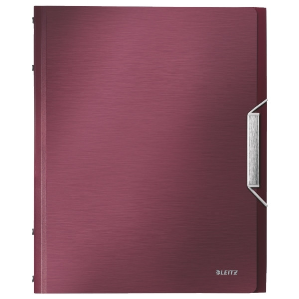 Leitz 3996 trieur Style (12 onglets) - rouge grenat 211837 - 1
