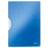 Leitz 4185 WOW ColorClip chemise à clip 30 feuilles - bleu métallisé 211902 - 1