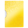 Leitz 4185 WOW ColorClip chemise à clip 30 feuilles - jaune 226149 - 1