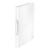 Leitz 4257 WOW classeur avec 2 anneaux en O (32 mm) - blanc métallisé 210999 - 1