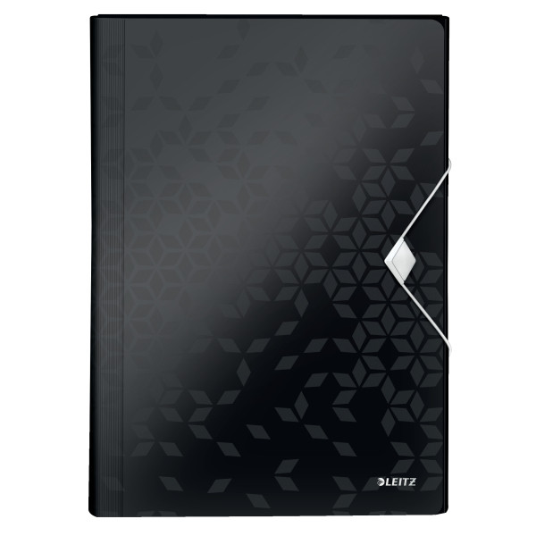 Leitz 4589 WOW classeur-trieur (6 compartiments) - noir 226237 - 1