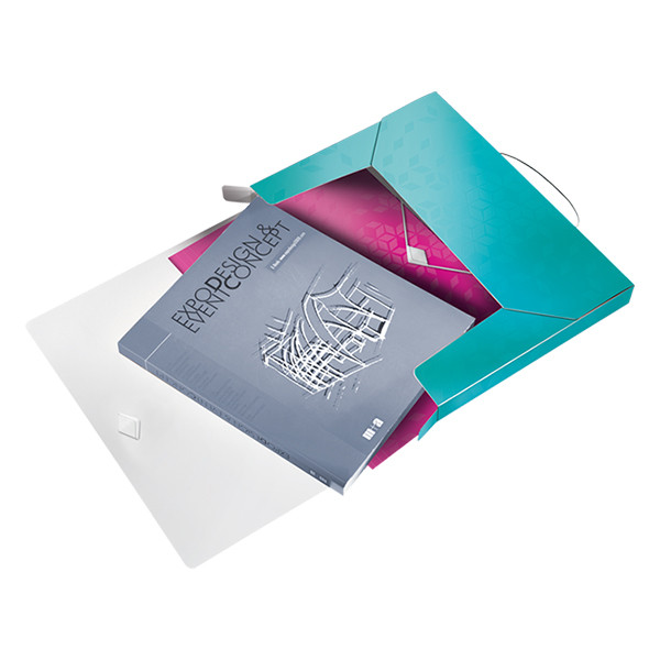 Leitz 4629 WOW boîte de classement 30 mm (250 feuilles) - menthe métallisé 211933 - 3