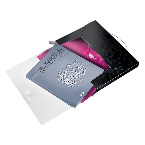 Leitz 4629 WOW boîte de classement 30 mm (250 feuilles) - noir 226144 - 3