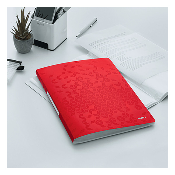 Leitz 4631 WOW album de présentation A4 (20 pochettes) - rouge 227648 - 2