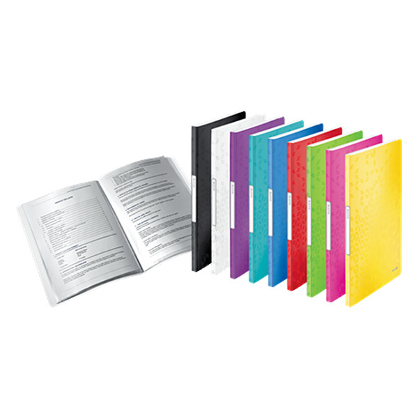 Leitz 4631 WOW album de présentation A4 (20 pochettes) - rouge 227648 - 3