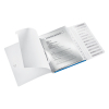 Leitz 4634 WOW trieur (12 onglets) - bleu métallisé 211896 - 3
