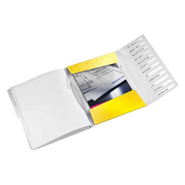 Leitz 4634 WOW trieur (12 onglets) - jaune 226158 - 2