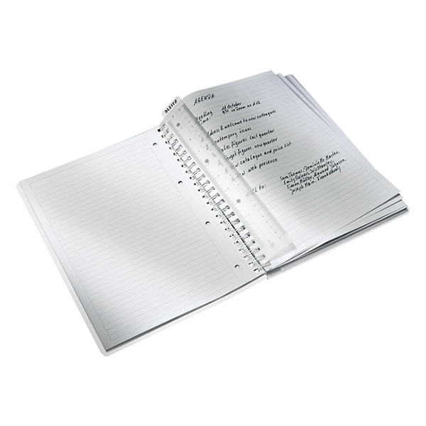 Leitz 4637 WOW cahier à spirale A4 ligné 80 g/m² 80 feuilles - noir 226218 - 2