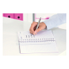 Leitz 4639 WOW cahier à spirale A5 ligné 80 g/m² 80 feuilles (2 trous) - rose métallisé 211993 - 3