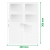 Leitz 4758 premium pochette transparente A4 pour cartes de visite (10 pièces) 211839 - 3