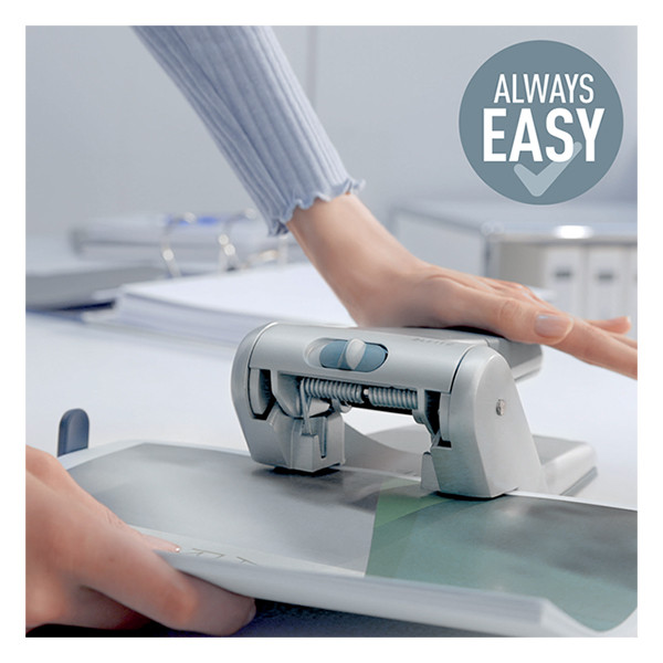 Leitz 5180 Heavy Duty perforatrice 2 trous (65 feuilles) - argent 211396 - 6