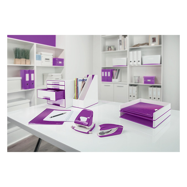 Leitz 5213 WOW module de classement (4 tiroirs) - violet métallisé 202538 - 6