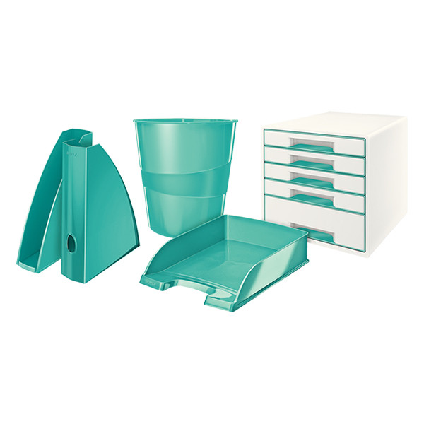 Leitz 5214 WOW module de classement (5 tiroirs) - menthe métallisé 202543 - 3