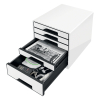 Leitz 5214 module de classement (5 tiroirs) - blanc/noir 226061 - 2