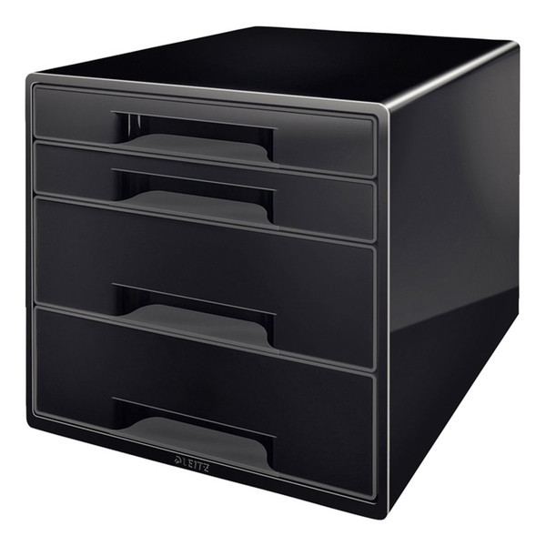 Leitz 5252 module de classement (4 tiroirs) - noir/gris 226057 - 1