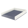 Leitz 5361 WOW bac à courrier bicolore - gris/blanc 226035 - 1