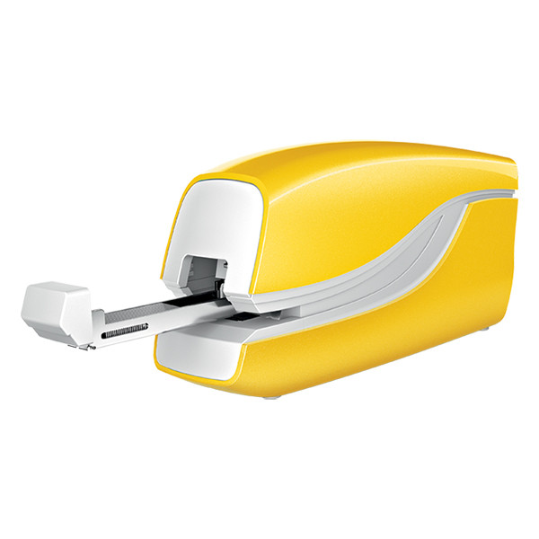 Leitz 5566 WOW agrafeuse électrique (10 feuilles) - jaune 226255 - 2