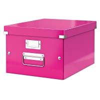 Leitz 6044 WOW boîte de rangement moyenne - rose métallisé 211154