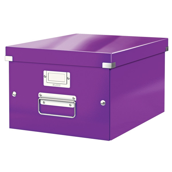 Leitz 6044 WOW boîte de rangement moyenne - violet 211748 - 1