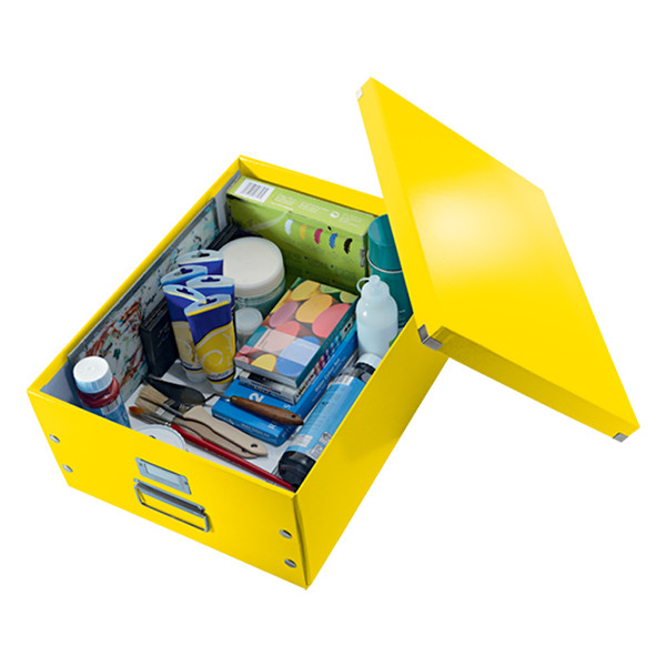Leitz 6045 WOW grande boîte de rangement - jaune 226268 - 2