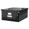 Leitz 6045 WOW grande boîte de rangement - noir 211164 - 1