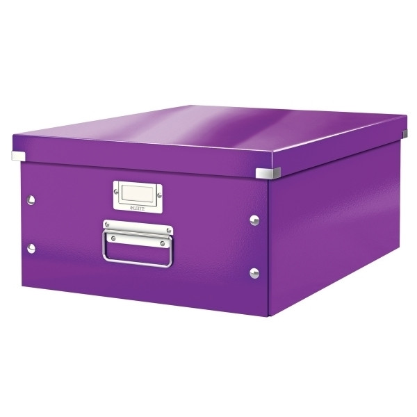Leitz 6045 WOW grande boîte de rangement - violet 211753 - 1