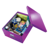 Leitz 6045 WOW grande boîte de rangement - violet 211753 - 2
