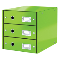 Leitz 6048 WOW module de classement (3 tiroirs) - vert 226162