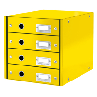Leitz 6049 WOW module de classement (4 tiroirs) - jaune 226165