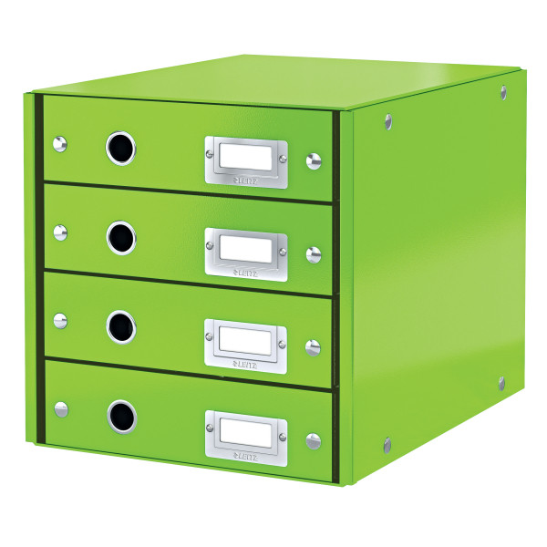Leitz 6049 WOW module de classement (4 tiroirs) - vert 226164 - 1