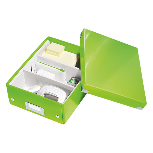 Leitz 6057 WOW petite boîte de rangement à compartiments - vert 226232 - 3