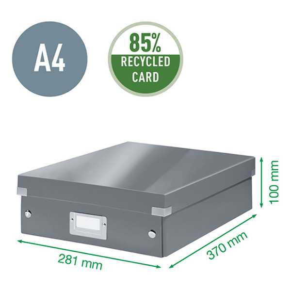 Leitz 6058 WOW boîte de rangement moyenne - menthe 211764 - 2