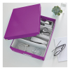 Leitz 6058 WOW boîte de rangement moyenne - violet 211763 - 5