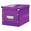 Leitz 6109 boîte de rangement cubique moyenne - violet 226080 - 1