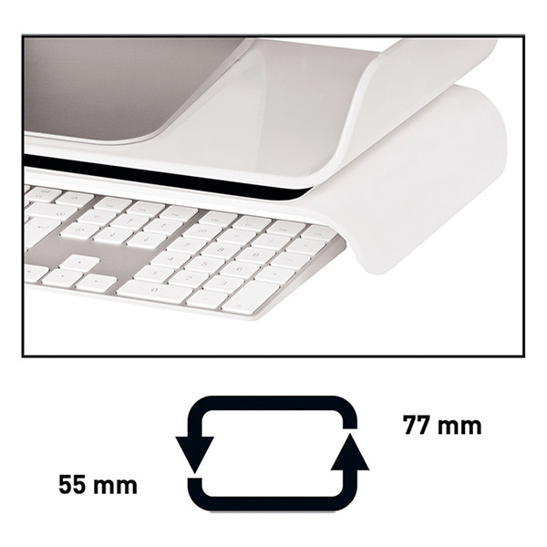 Leitz 6504 WOW support d'écran - noir 226283 - 2