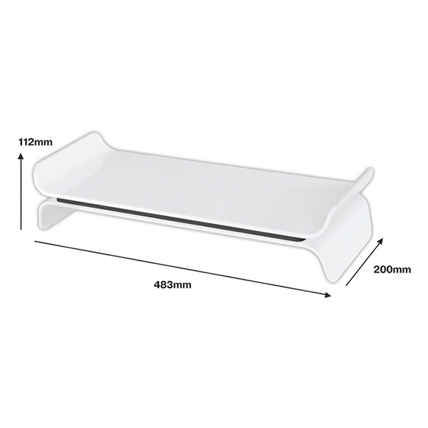 Leitz 6504 WOW support d'écran - noir 226283 - 4