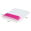 Leitz 6517 WOW tapis de souris avec repose-poignet - rose 226284 - 5