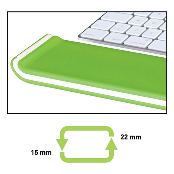 Leitz 6523 WOW repose-poignets pour clavier - vert 226290 - 5