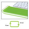 Leitz 6523 WOW repose-poignets pour clavier - vert 226290 - 5