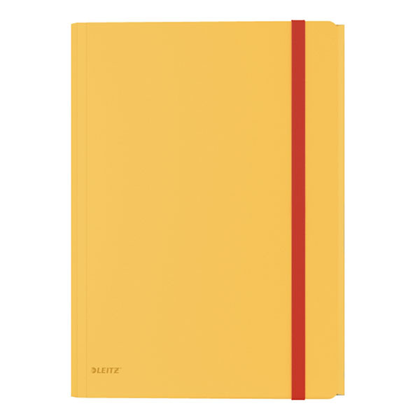 Leitz Cosy Mobile chemise à 3 rabats avec pochette - jaune foncé 226388 - 1