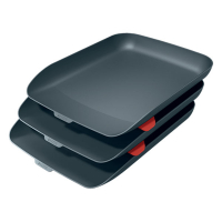 Leitz Cosy bac à courrier (3 pièces) - gris velours 226420